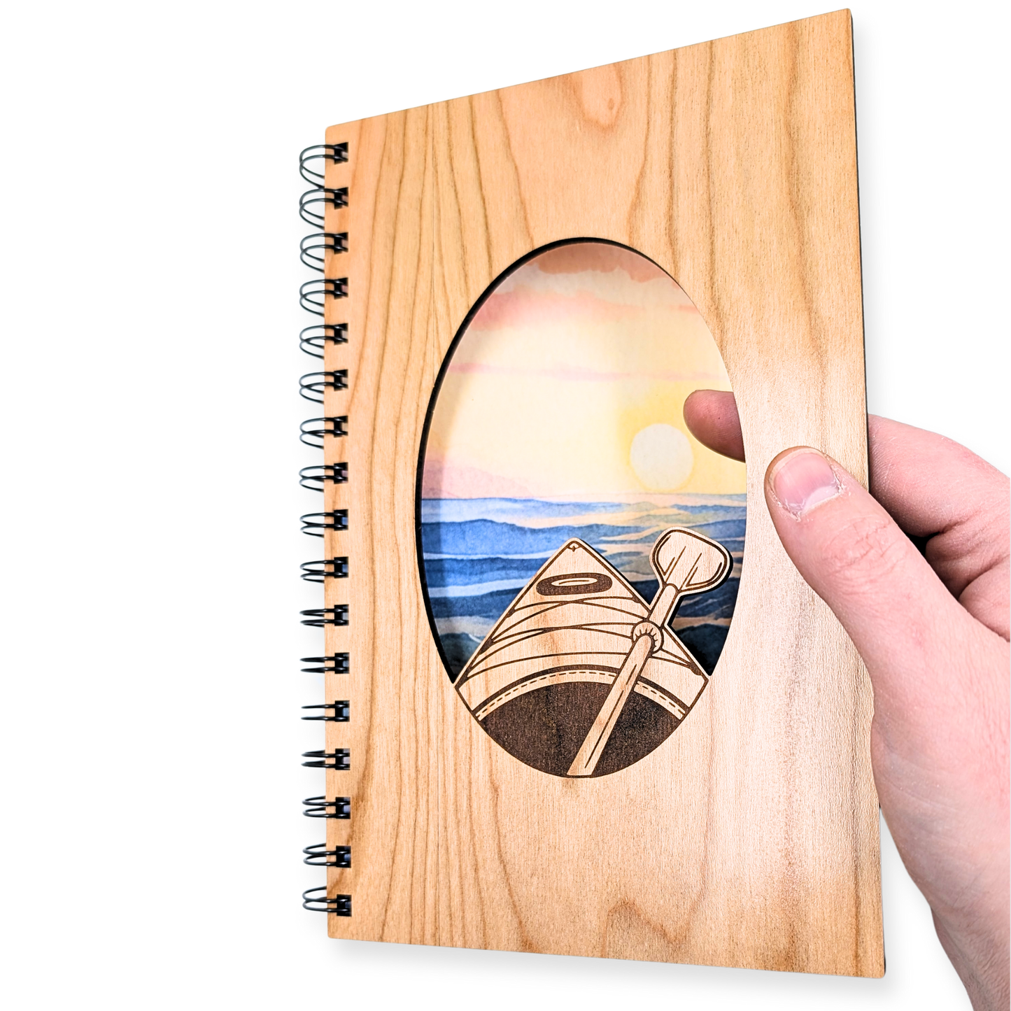 Kayaking Wood Journal - Notebook: Blank