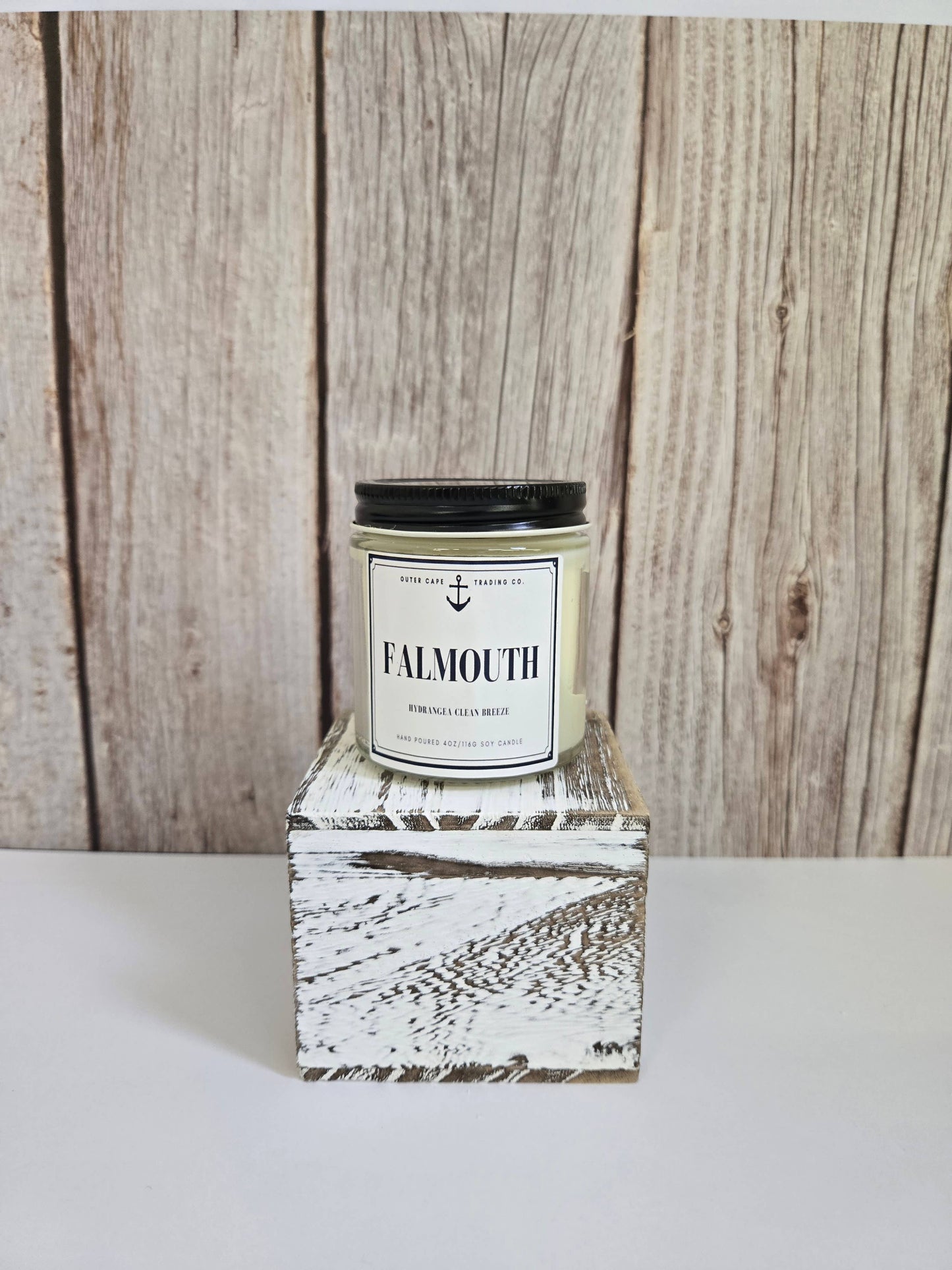 Falmouth Cape Cod Soy Wax Crackling Wooden Wick Candle Fallen Leaves Soy Wax Crackling Wooden Wick  bulk wholesale