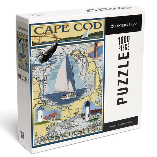 1000 Piece Puzzle, Nautical Chart