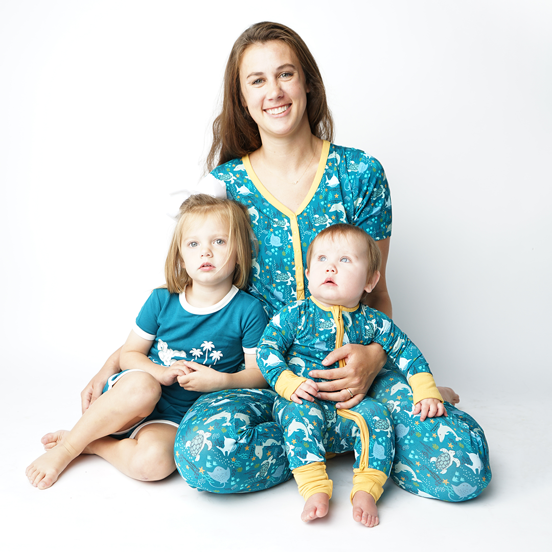 Ocean Friends Bamboo Pajamas Baby Pajamas Baby Clothes: 6-12M