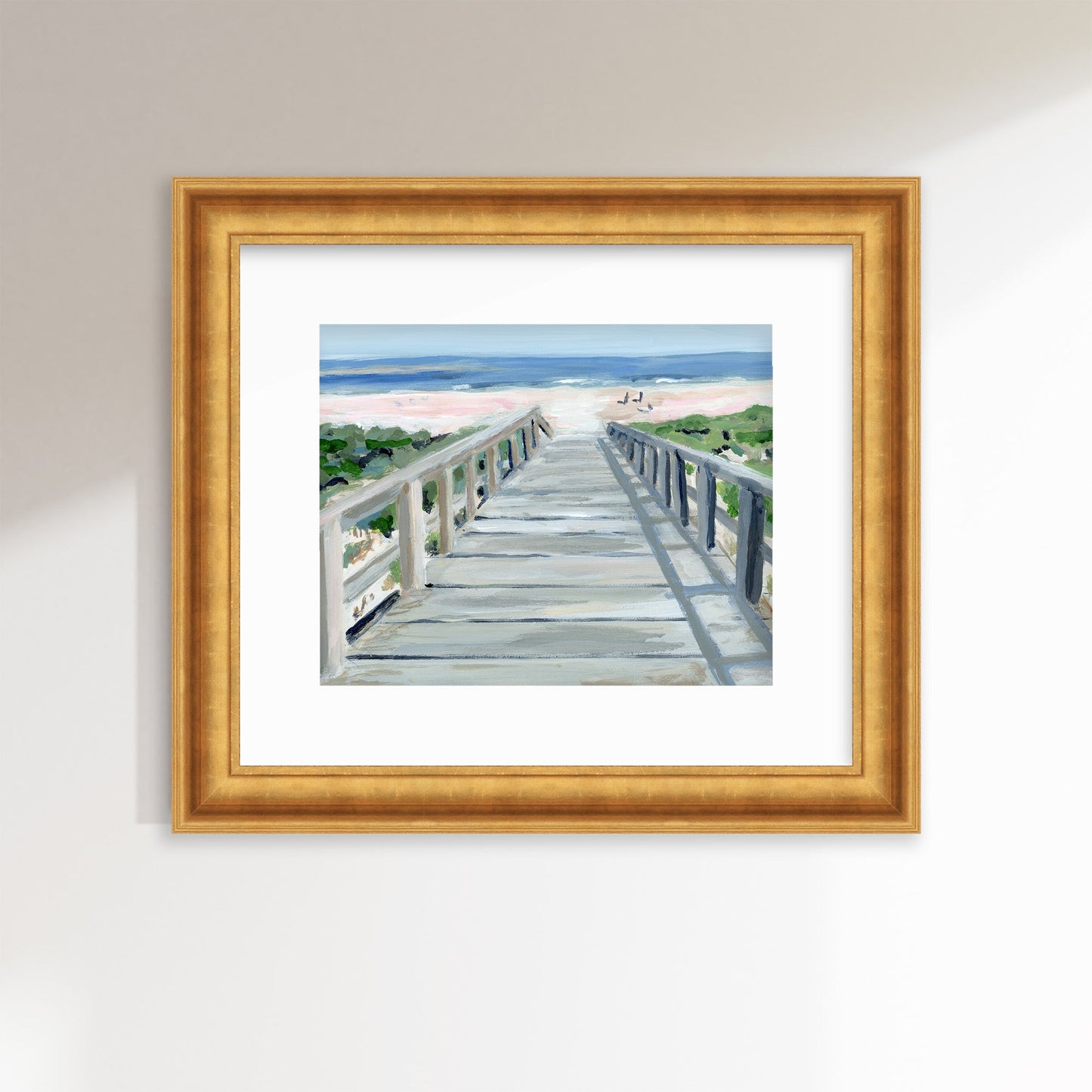 Beach Boardwalk, Fine Art Print