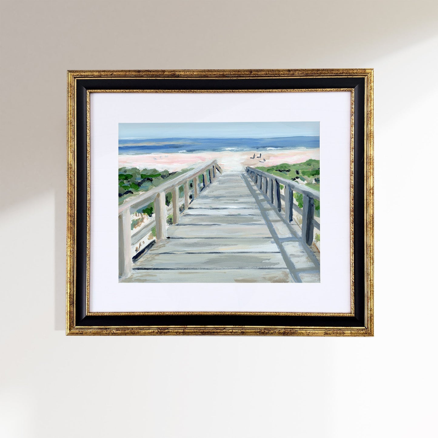 Beach Boardwalk, Fine Art Print