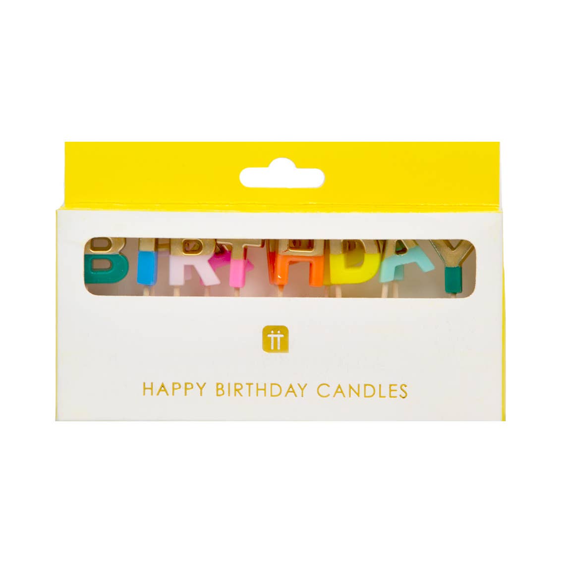 Rainbow Happy Birthday Candles,