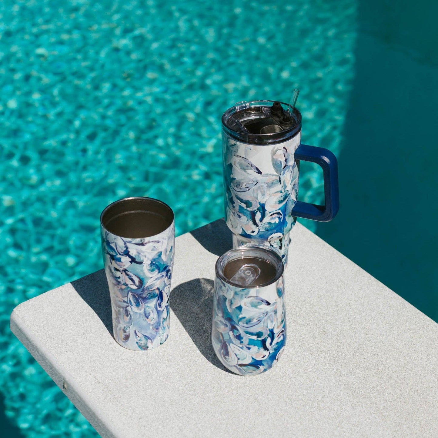 16oz Wine Tumbler - Azul Oysters: Default Title