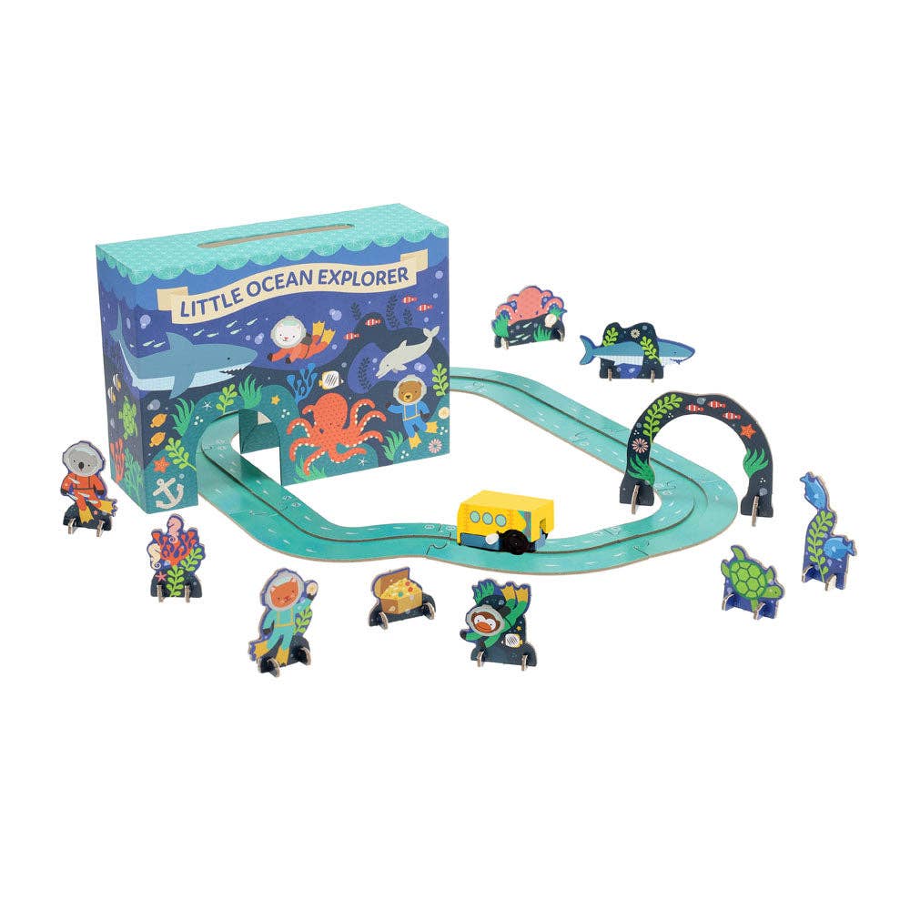 Little Ocean Explorer Wind Up and Go Play Set