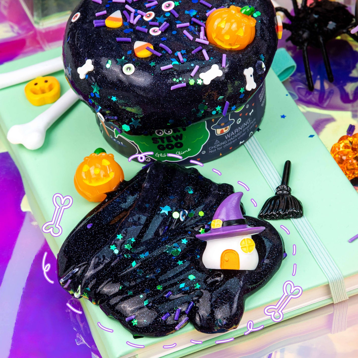 Spooky Stew Goo Glitter Slime