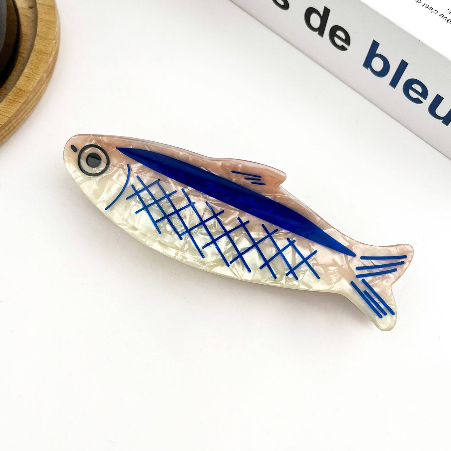 Sardine-Shaped Hair Claw Clip, Ocean Style Hair Clip