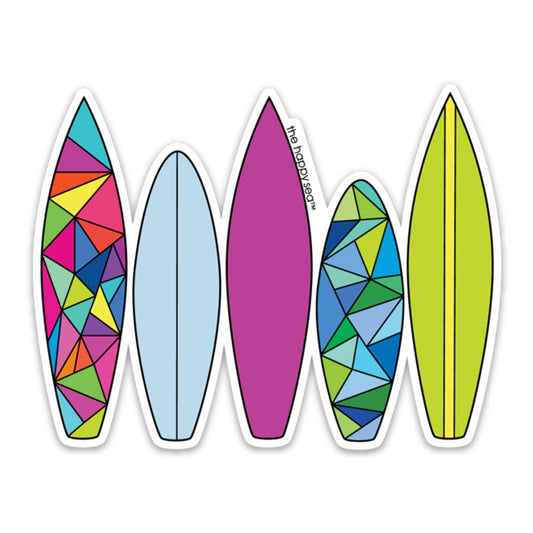 4" Surfboard Sticker