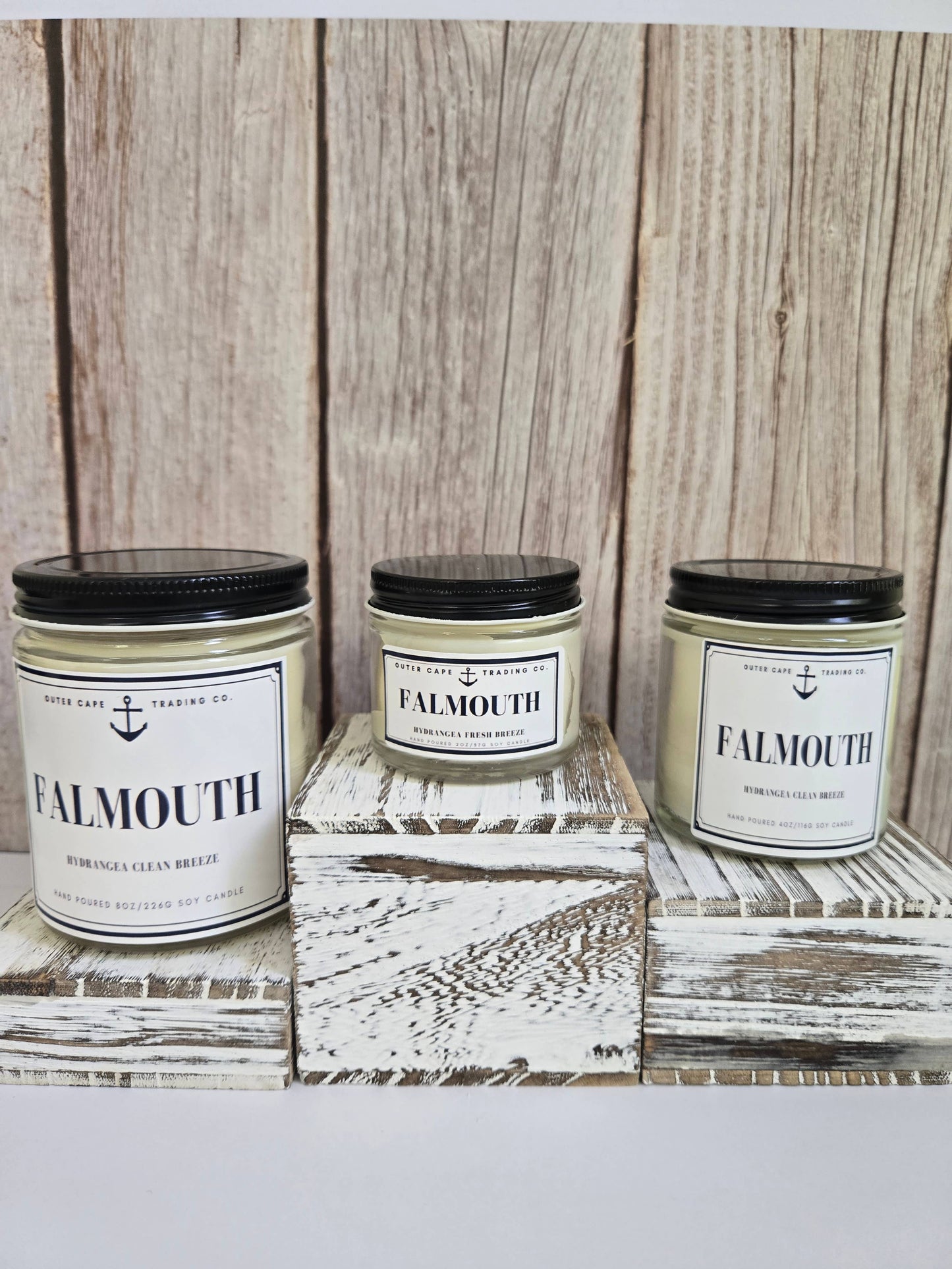 Falmouth Cape Cod Soy Wax Crackling Wooden Wick Candle Fallen Leaves Soy Wax Crackling Wooden Wick  bulk wholesale