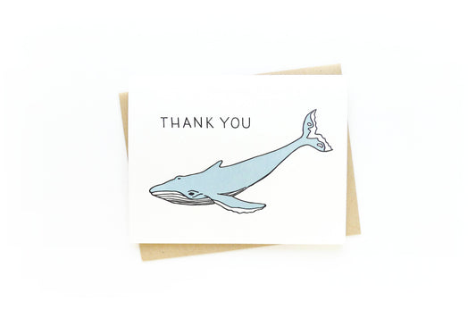 Thank You Whale Card