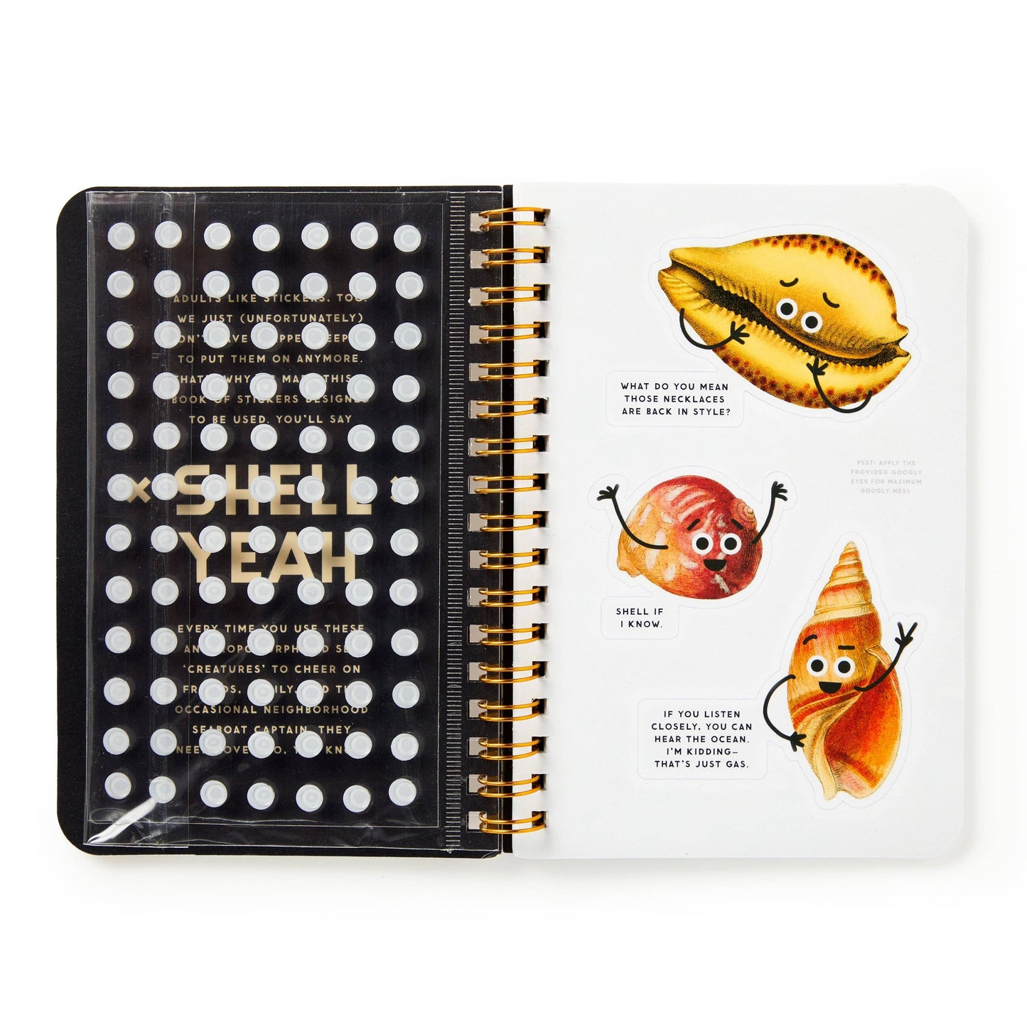 Brass Monkey Shell Yeah Sticker Book