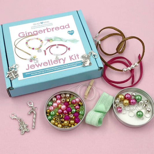 Gingerbread Jewellery Making Kit - Christmas Collection
