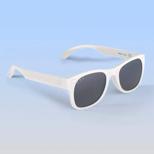 White Sunglasses: Grey Polarized Lens / Toddler (Ages 2-4)