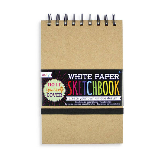 5" x 7.5" D.I.Y. Cover Sketchbook - White Paper