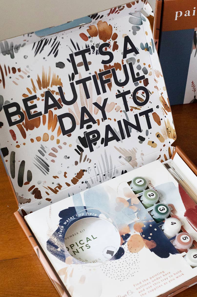 Joy and Peace Paint-By-Numbers kit