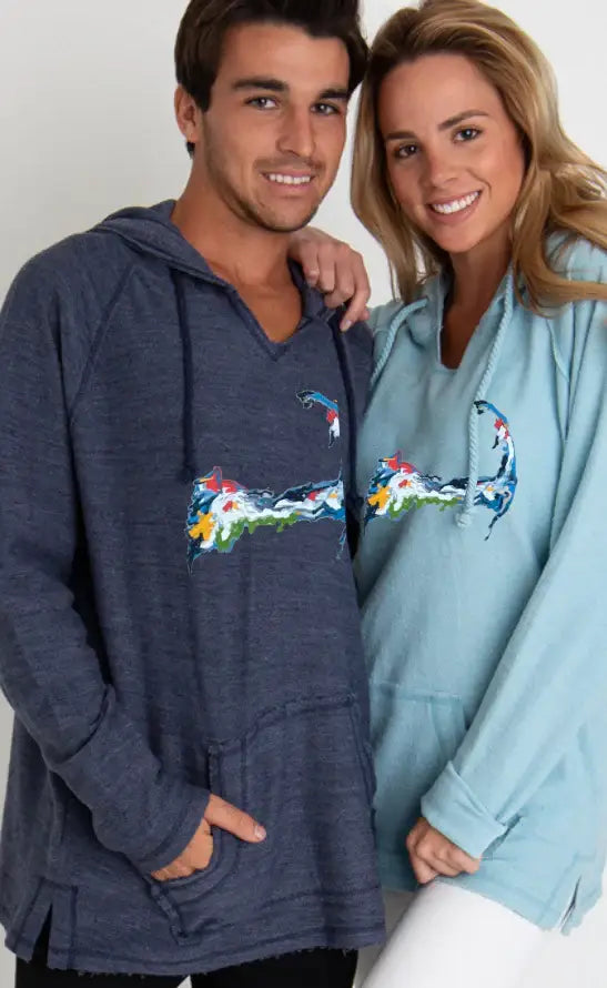 Cape Cod Reverse French Terry Hoodie - Charcoal: XLarge