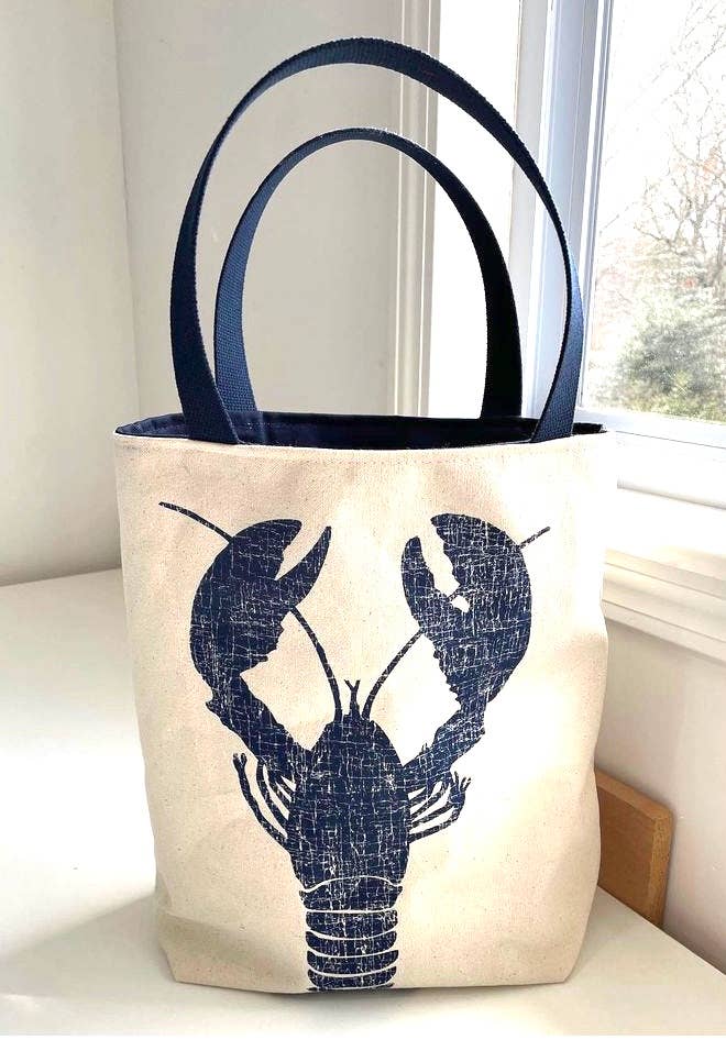 Nautical tote bags: Large / Seahorse