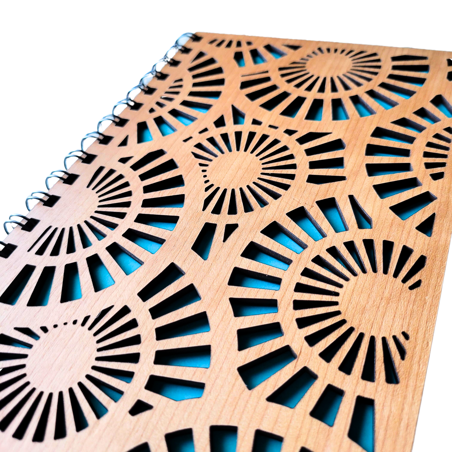 Zen Spirals Wood Journal - Stationery, Journals, Notebook: Lined