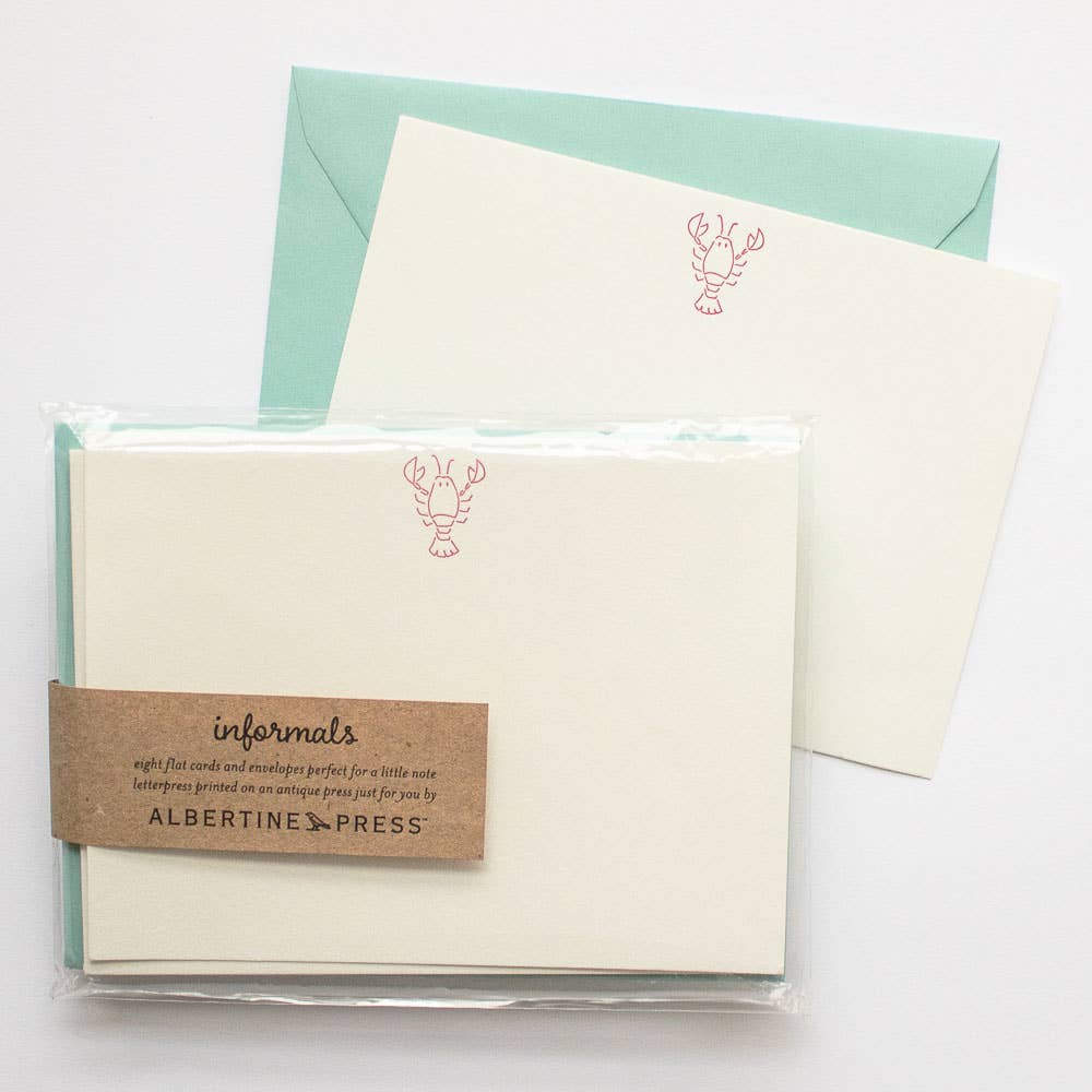 Lobster Notecard Set - Informals