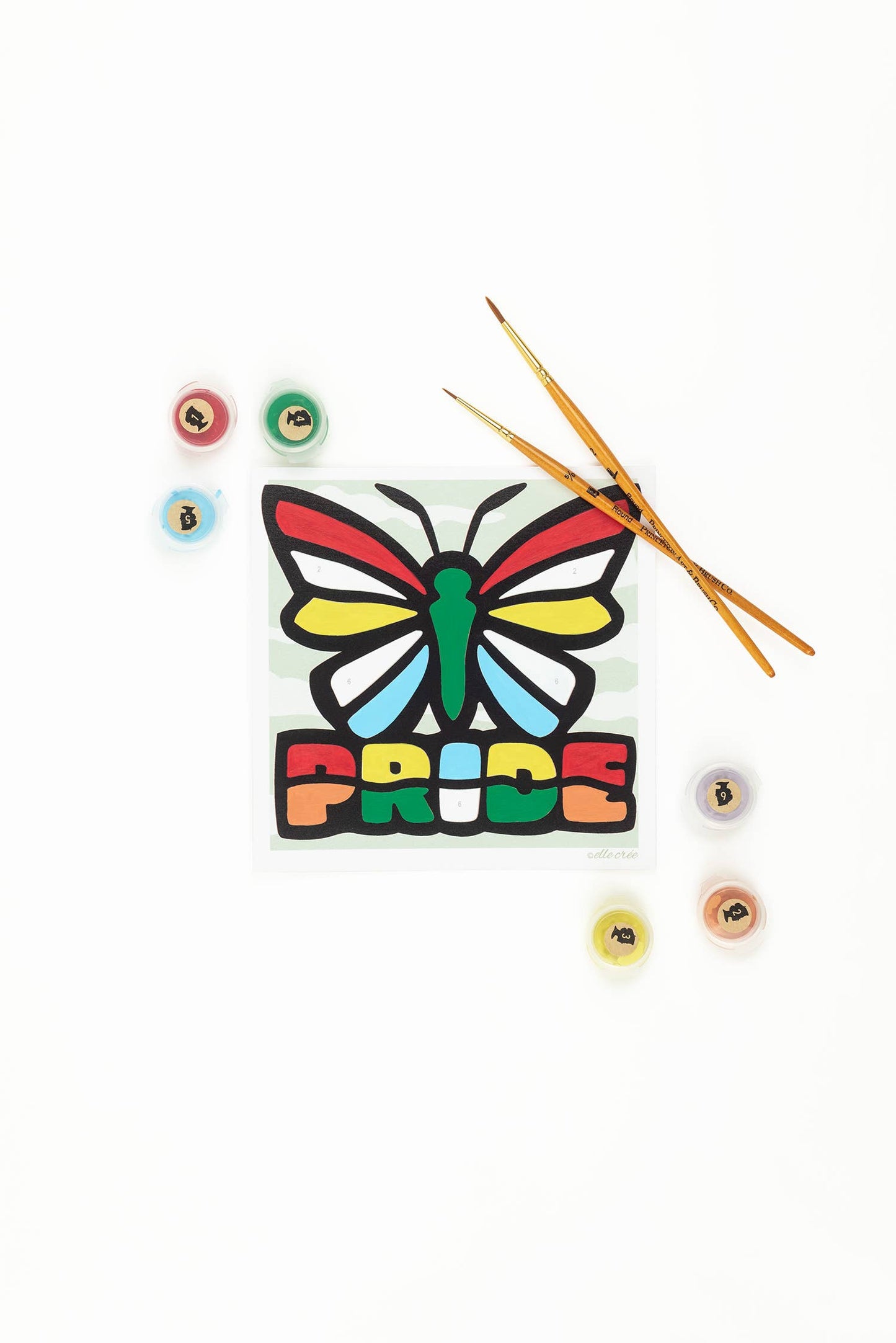 Pride Butterfly MINI Paint-by-Number Kit