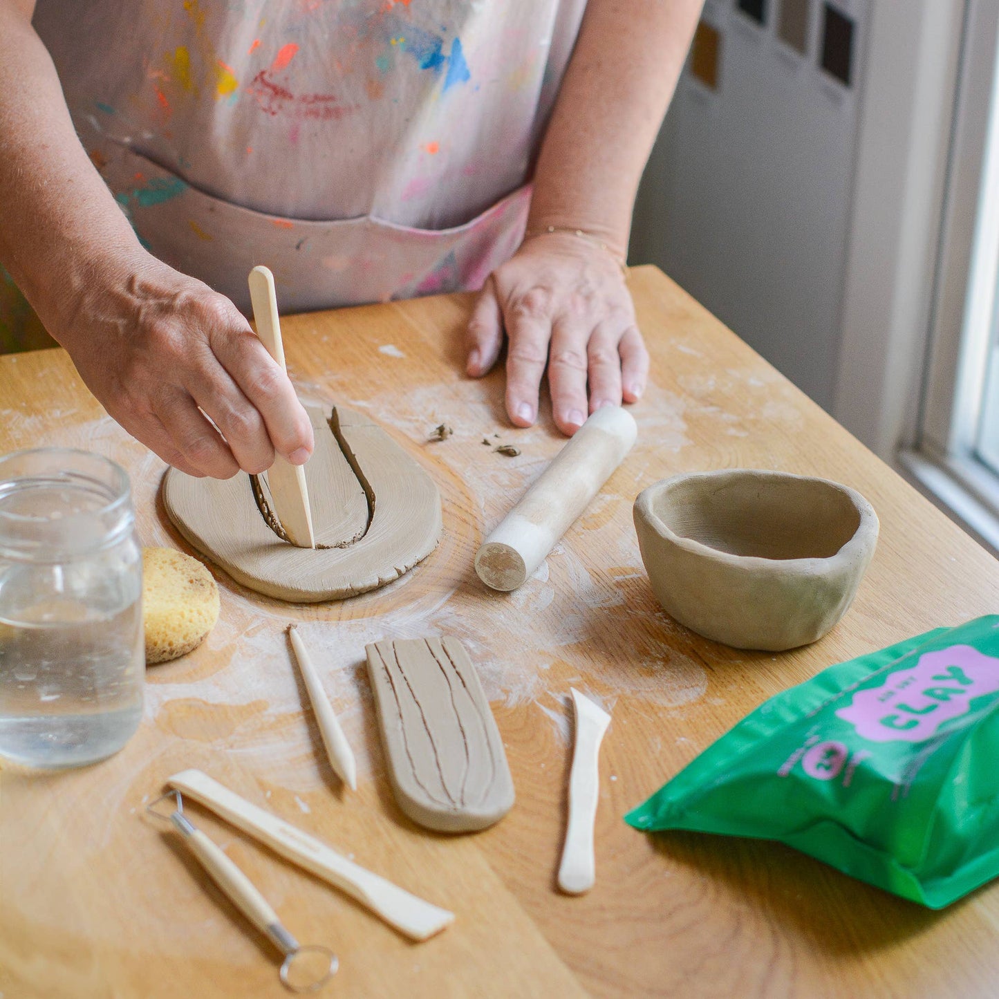 Air-Dry Clay: Air-Dry Clay + Tools