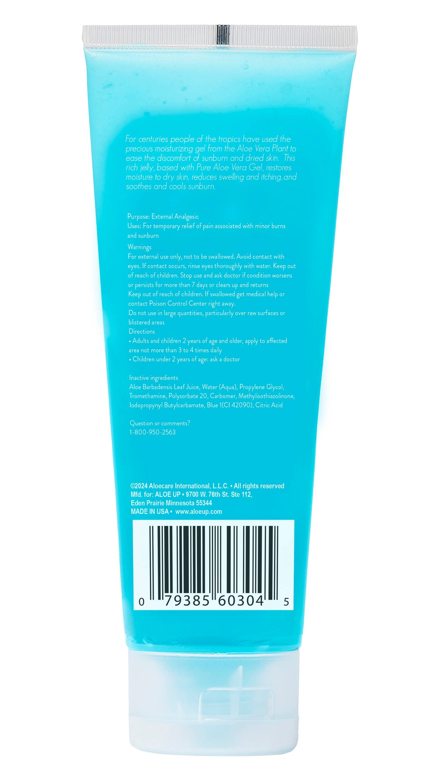 White Collection Aloe Ice Jelly Sunburn Relief - 4oz