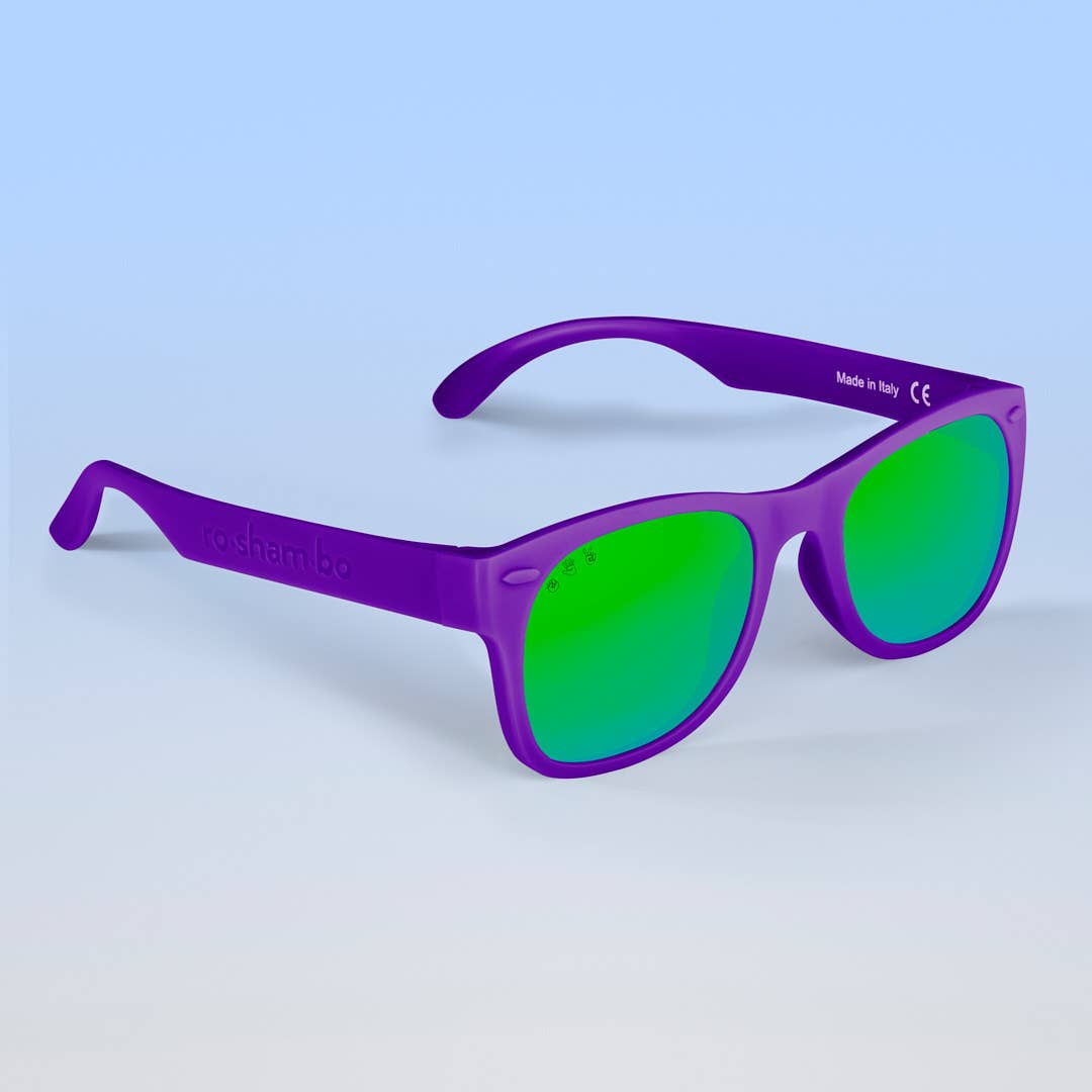 Purple Sunglasses: Grey Polarized Lens / Adult S/M
