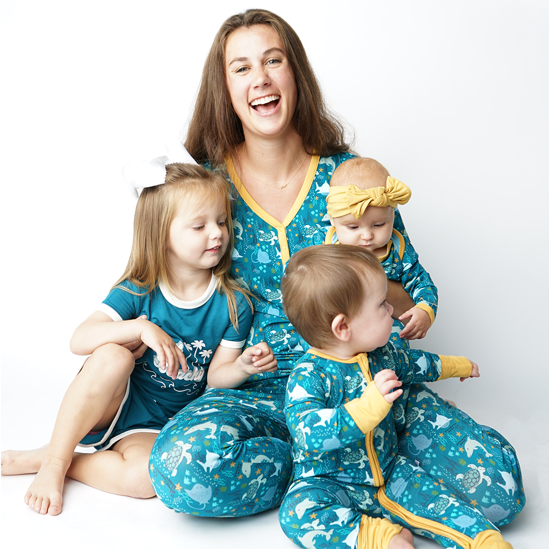 Ocean Friends Bamboo Pajamas Baby Pajamas Baby Clothes: 6-12M