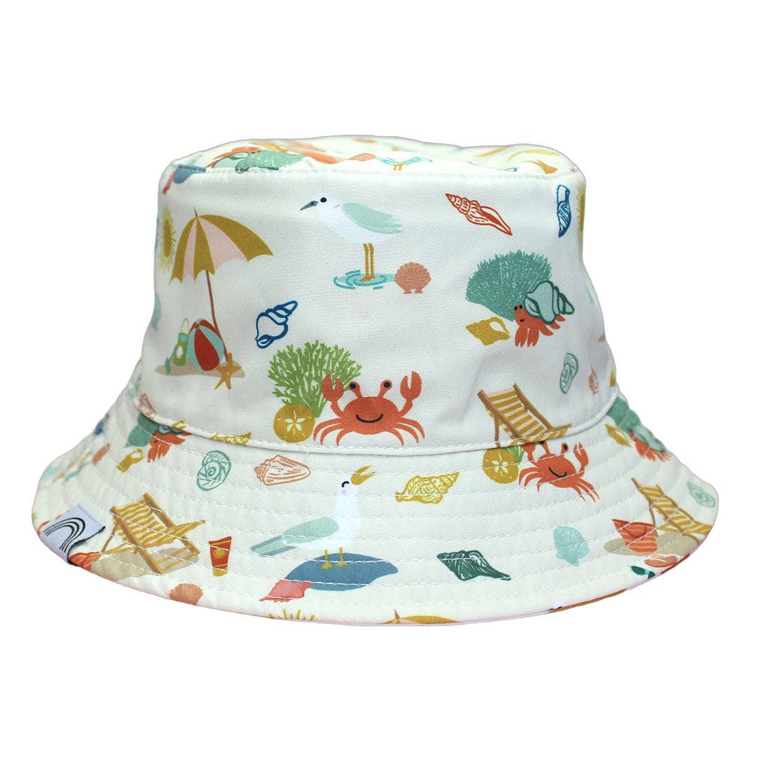 Beach Day Kids Reversible Bucket Hat