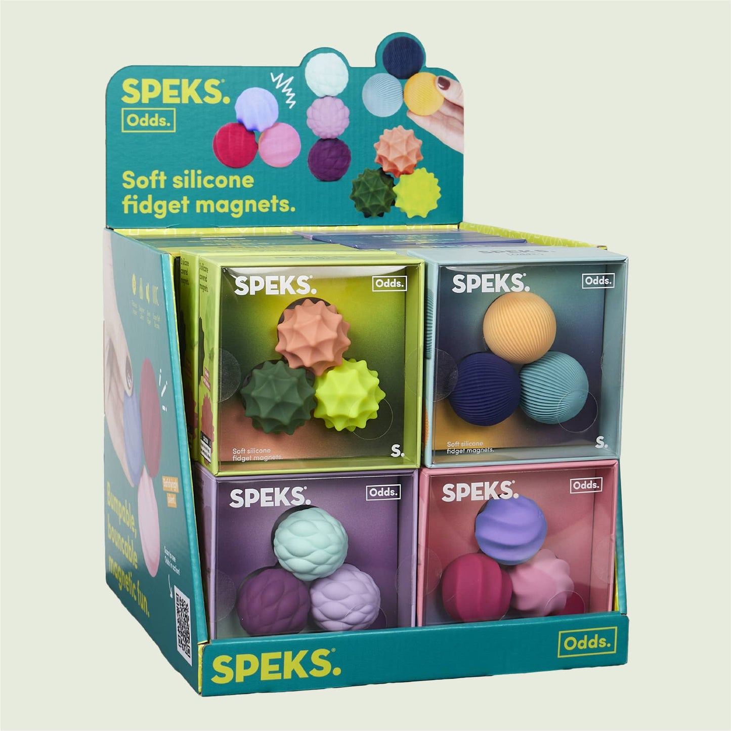Odds Vivid Silicone Fidget Magnets