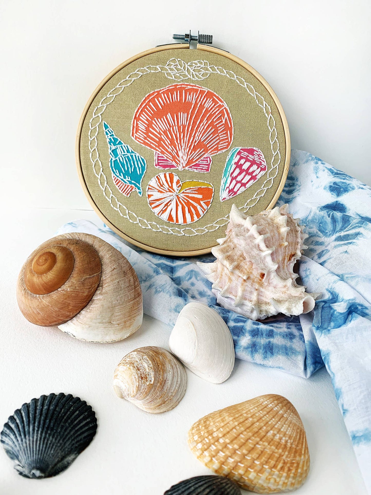 Shells Embroidery Kit