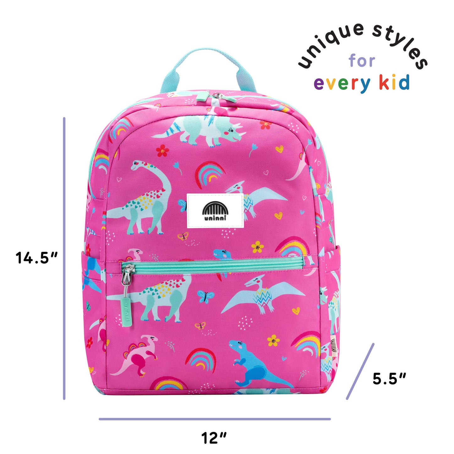 Ethan Backpack-Pink Dinosaur: Pink Dinosaur