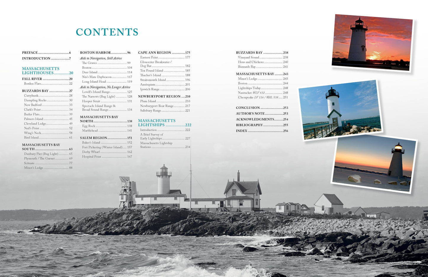 Massachusetts Lighthouses and Lightships