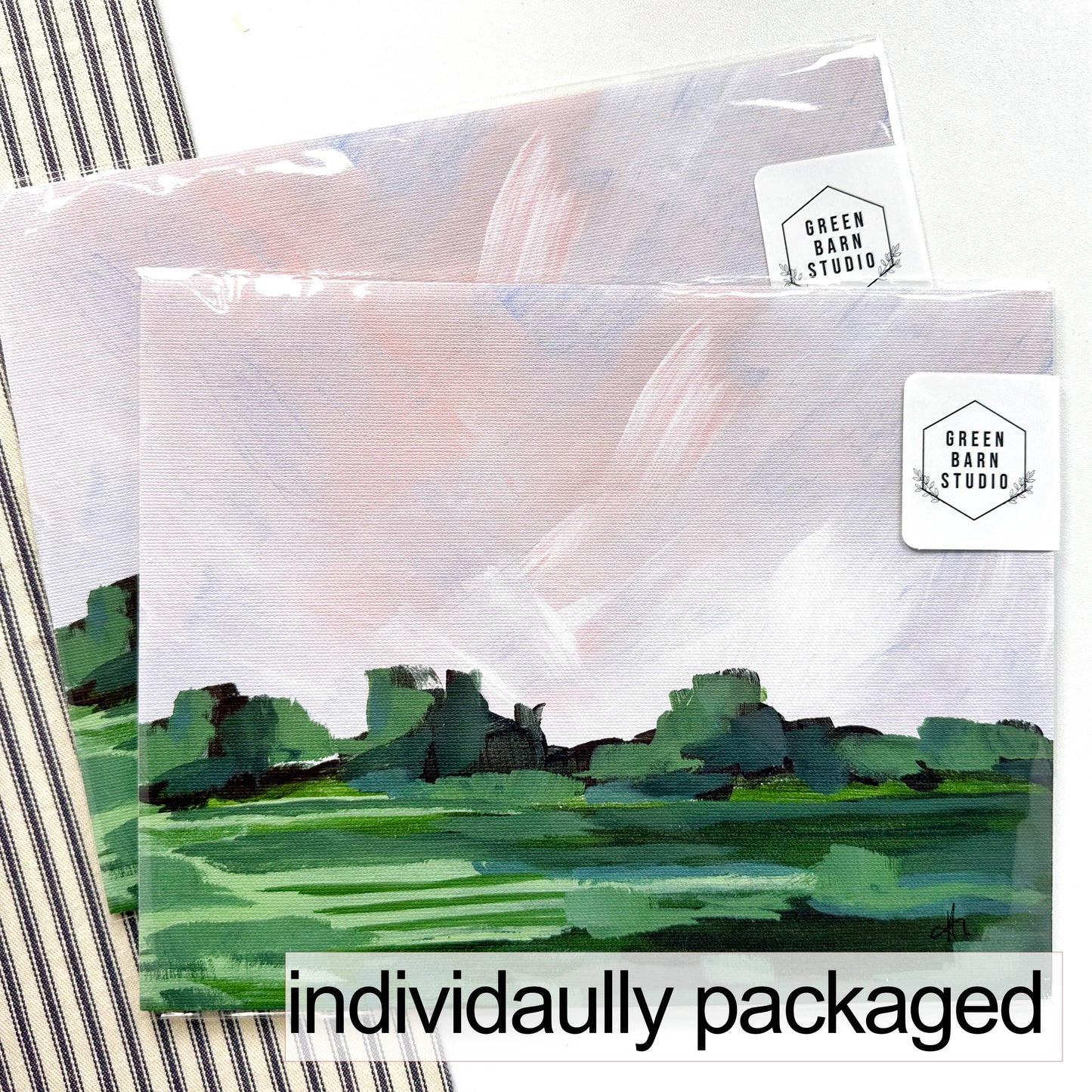 Chatham Bars View, Unframed Print on Flat Canvas: 8 x 10