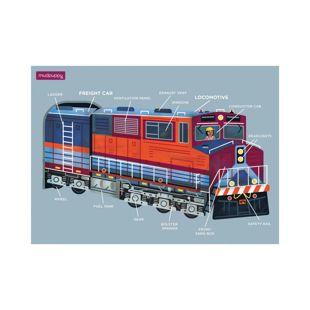 Freight Train 48 Piece Mini Puzzle