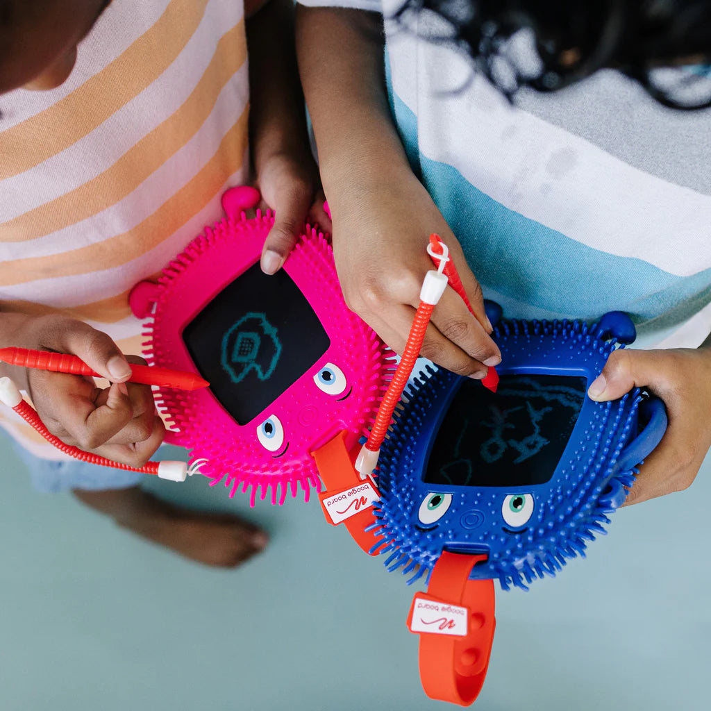 Sketch Pals Sensory Board: Fidgety Friends - Pink