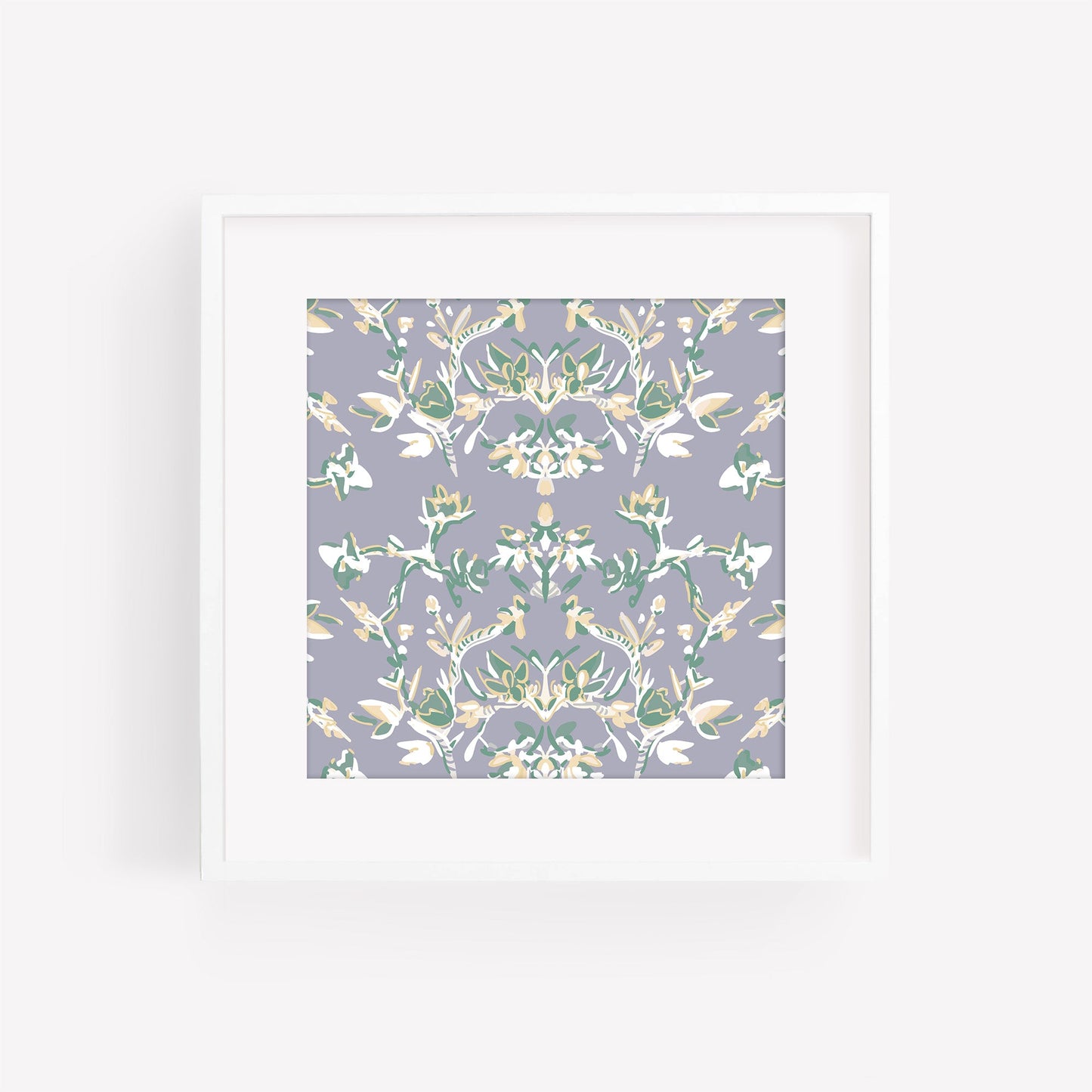 Lavender Garden, Abstract Botanical