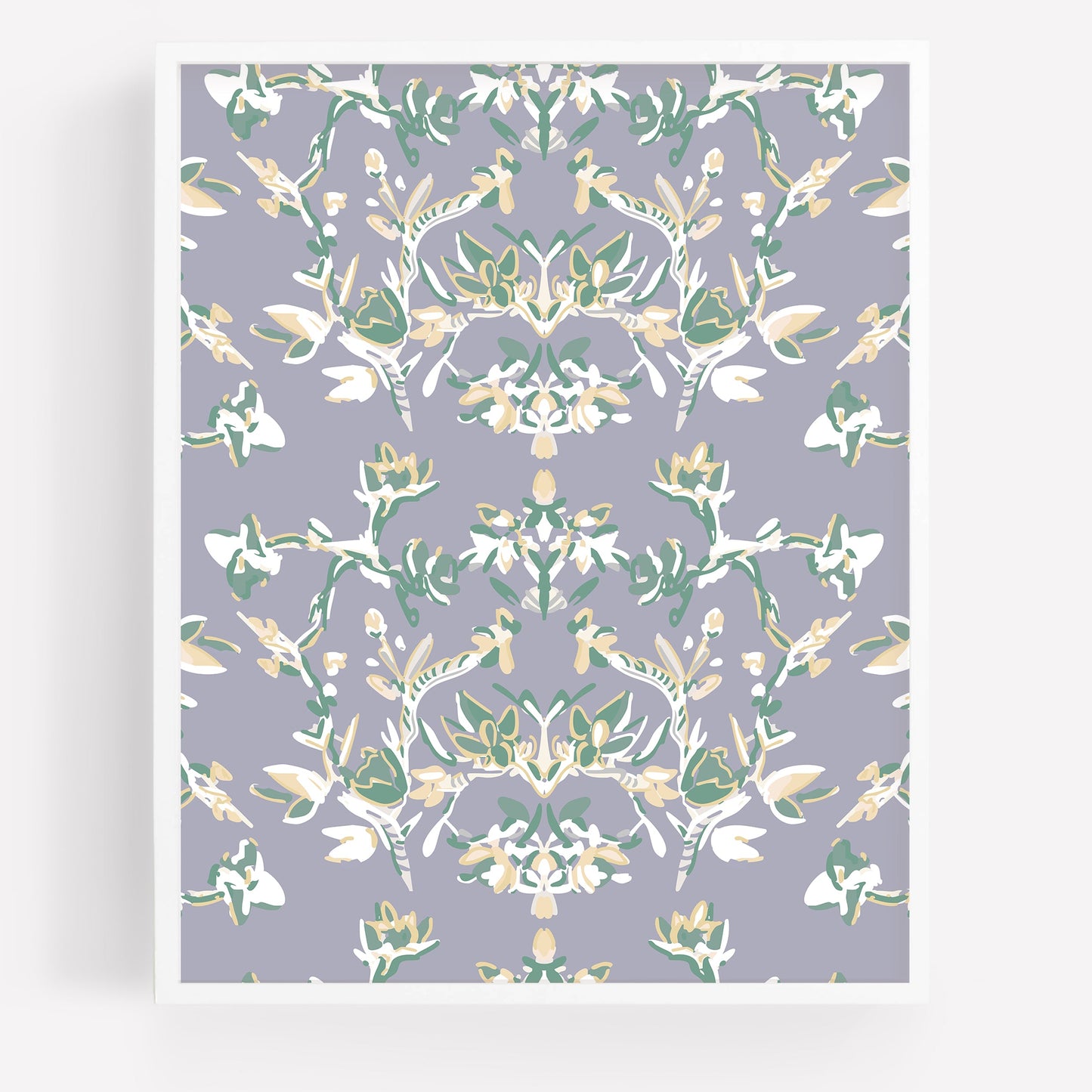 Lavender Garden, Abstract Botanical