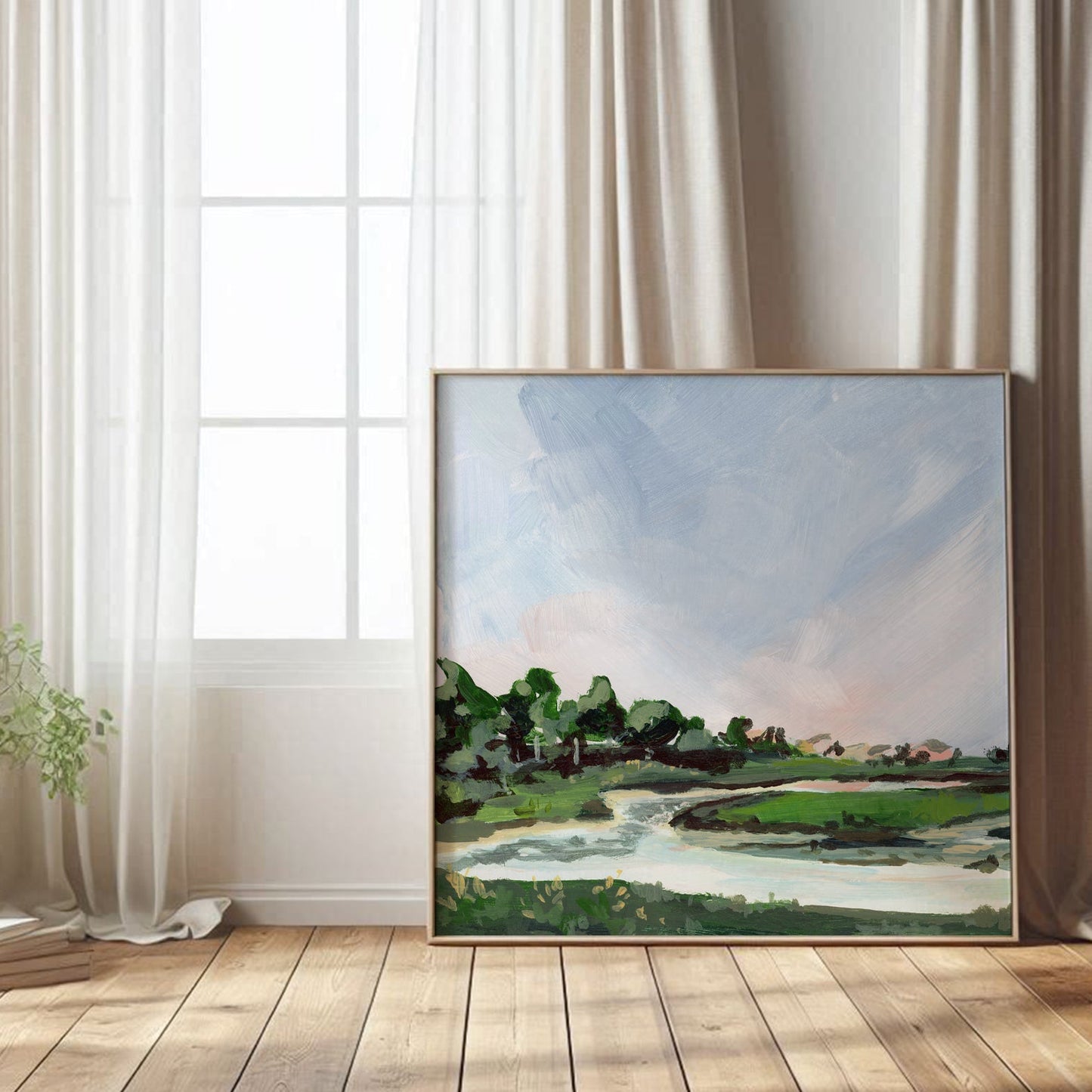 Coastal River Bend, Ogunquit, Maine, Fine Art Print