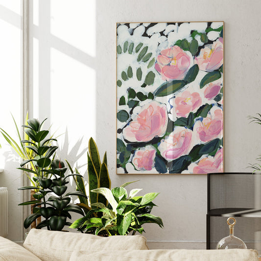 Bursting Pink Blooms, Fine Art Print