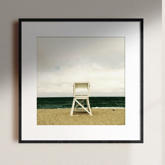Race Point Guard Chair, Provincetown, Fine Art Print