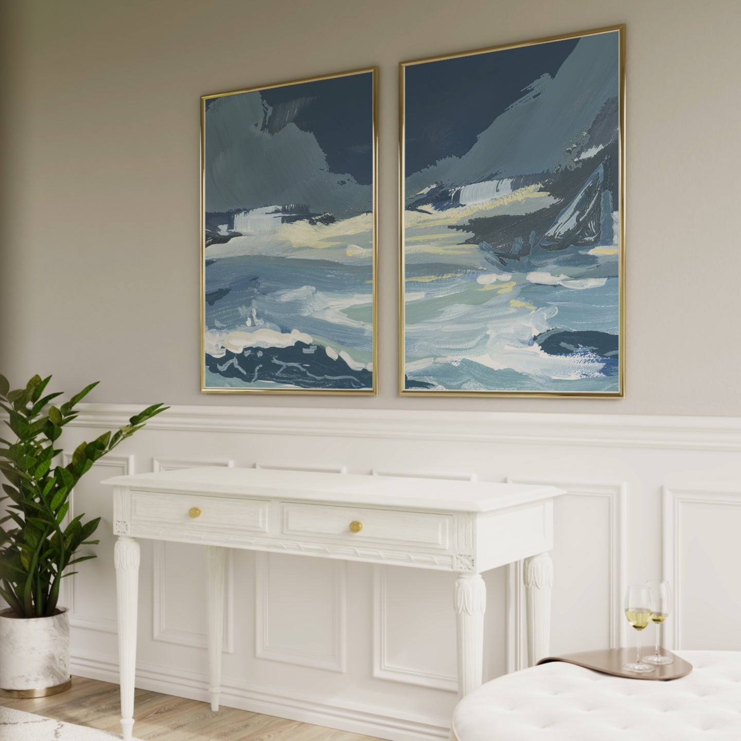 Squall Line Diptych, Set of 2 Prints
