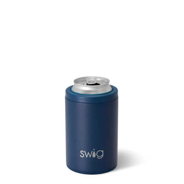 Navy Can + Bottle Cooler