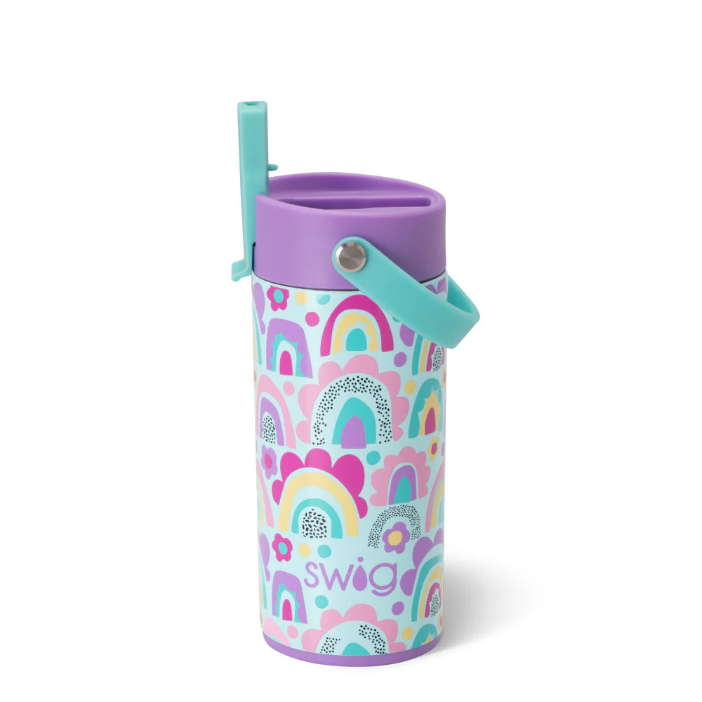 Rainglow 12oz Flip + Sip Slim Tumbler