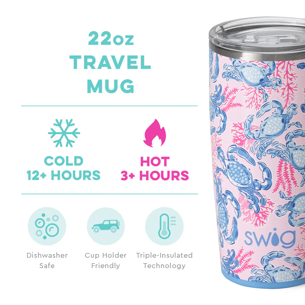 Get Crackin 22oz Travel Mug with Handle