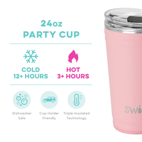 Blush 24oz Insulated Party Cup