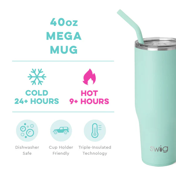 Matte Sea Glass Mega Mug (40oz)