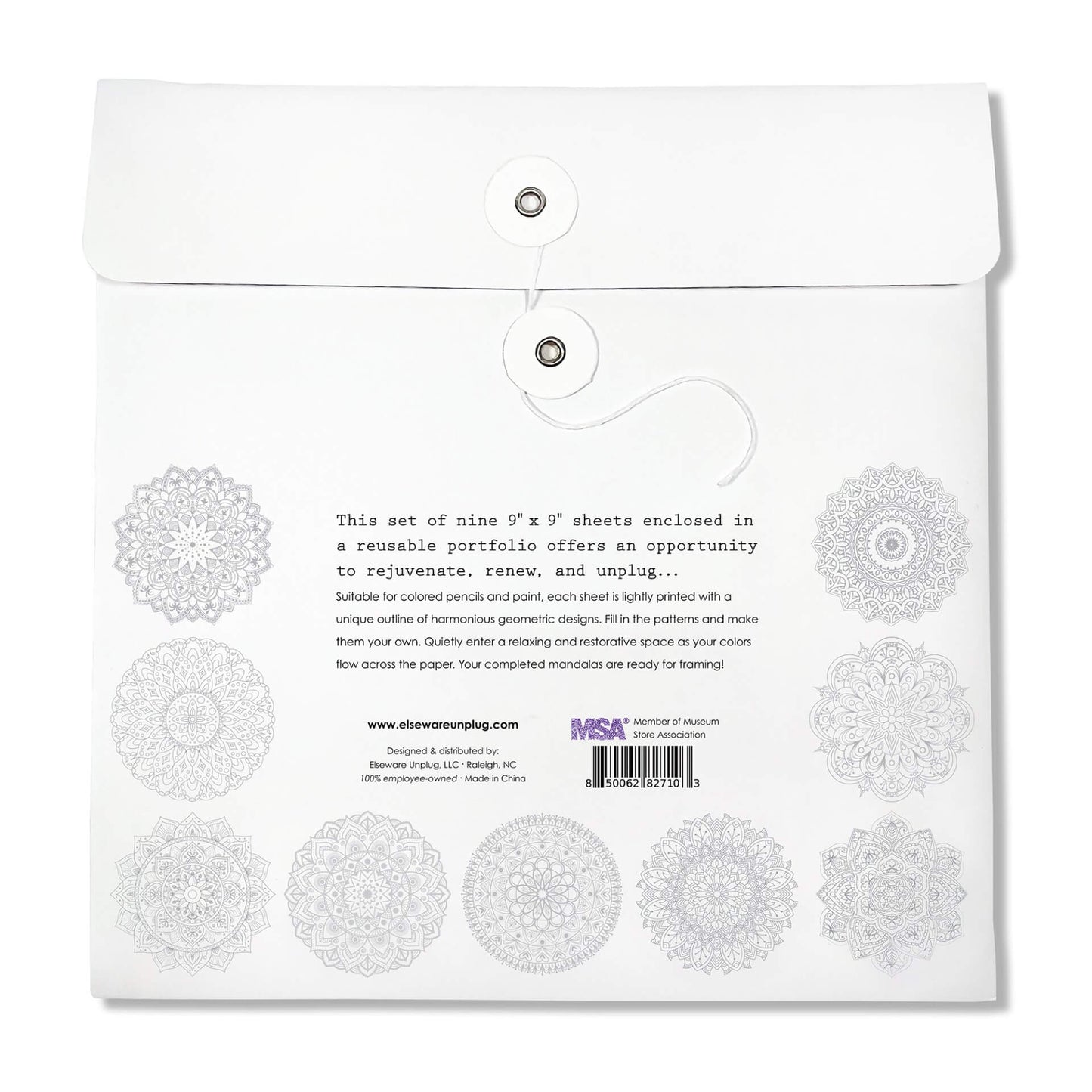 Mandala Coloring Sheets – Deluxe 110lb Paper