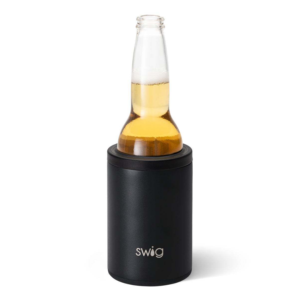 Matte Black Can + Bottle Cooler