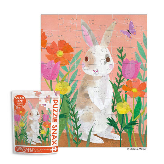 Bunny Patch 48 Puzzle Piece Snax | Easter Basket Gift